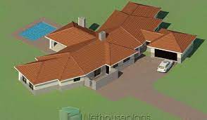 At architect house plans, choose a beautiful four bedroom house floor plan with unique designs from our wide range of house plans. South African House Design Style 4 Bedroom Floor Plan Nethouseplansnethouseplans