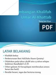 Apakah sumbangan umar al khattab? Sumbangan Khalifah Umar Al Khattab Sejarah Stpm