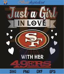 Advancing to five of the first six afl championship games ever played, the chargers claimed the 1963 title and later joined the national football league when the two leagues. Just A Girl In Love With Her San Francisco 49ers Svg Sport Svg San Bestdigitalcut Com
