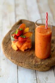 Jus Frais D Ete Au Melon Fraises Nectarines Citron Vert Recette Jus De Fraise Recette Jus Recette Jus Extracteur