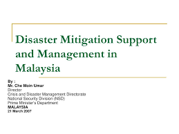 Emergency preparedness and response plan. Ppt Disaster Mitigation Support And Management In Malaysia Powerpoint Presentation Id 596819