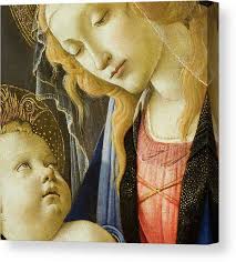 Sandro Botticelli Detail Of The Virgin And Child Canvas Print