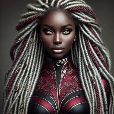 Name: Cleo Luna Antihero Name: Lust (The Lunar Empress of Seduction) Title:  The Lunar Empress of Seduction Species: Human (Genetically Enhanced)  Alignment: Anti-Hero Homeworld: Ironshade Appearance: Skin: Deep, radiant  brown with a