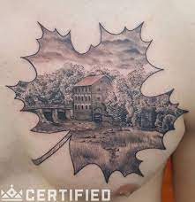 Each tattoo artist specializes in different styles; Landscape Tattoo By Alix At Certified Tattoo Studios Check Out Alix S Work On Instagram Tattooalix Tattoo Studio Denver Tattoo Artists Tattoos
