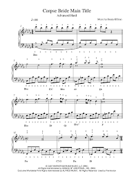 A playlist featuring danny elfman and catherine o'hara. Corpse Bride Main Theme By Danny Elfman Piano Sheet Music Advanced Level Sheet Music Piano Sheet Music Corpse Bride