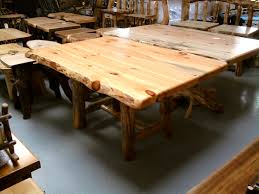log pine furniture house plan design