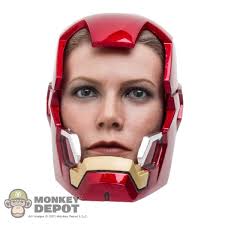 Head: Hot Toys Iron Man Mark IX Pepper Potts Head (READ NOTES)
