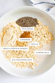 This overnight oats recipe has only about 265 calories. Protein Overnight Oats 6 Ingredients Eating Bird Food