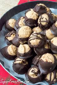 Sugar Free Low Carb Buckeyes Recipe Low Carb Candy Sugar Free Low Carb Low Carb Recipes Dessert