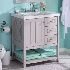 Store Your Bathroom Essentials In This Martha Stewart Living Seal Harbor Bath Vanity Cabinet Bathroo Stylish Bathroom Aqua Bathroom Beautiful Bathroom Vanity