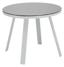 En la elección ten en cuenta también la resistencia y el mantenimiento. Mesa De Aluminio Lisboa Blanco De 90x73x90 Cm Leroy Merlin