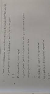 Como Voce Interpreta Q Musica De Gabriel Pensador Brainly Com Br