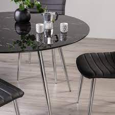 Check spelling or type a new query. Christo 4 Seater Black Marble Dining Table Home Furniture Home Origins