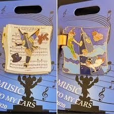 Peter Pan Music To My Ears 2020 Cast Member Pin Disney Pins Blog In 2020 Disney Pins Peter Pan It Cast