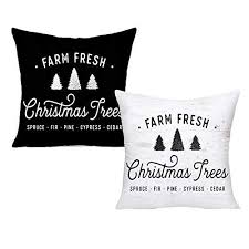 Maybe you would like to learn more about one of these? Royalours Christmas Pillow Cover Set Of 2 Super Soft Christmas Tree Farm Fresh Throw Pillow Covers Xmas Home Farmhouse Goldilocks Effect