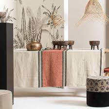 Nappe En Lin Lave Lecci Terracotta Harmony Decoclico En 2020 Nappe Lin Nappe Linge De Maison