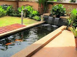Marvelous 20 Astonishing Backyard Landscaping Design With Fish Pond Ideas Https Teracee Com Garden Idea Ponds Backyard Backyard Garden Design Koi Pond Design