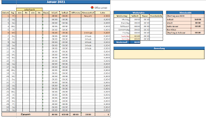 Check spelling or type a new query. Excel Stundenzettel 2021 Mit Soll Ist Saldo Urlaubskalender Und Feiertage Office Lernen Elopage