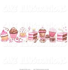 Transparent Background Birthday Cake Slice Clip Art Slice Of Cake Clip Art Illustration Of A Pink Border Of Birthday Cake Cupcake Confetti And Wallpapers Bonitos Vetores Personalizado