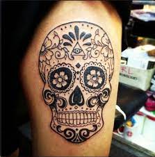 Tatouage tete de mort mexicaine. 1001 Idees Tatouage Tete De Mort Mexicaine Qui Vivra Calavera Tatouage Crane Mexicain Tatouage Calavera Tatouage