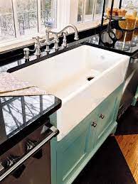 Beautiful Farmhouse Sink In Modern Kitchen Home Aqua Kitchen Farmhouse Sink