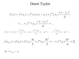 Khusus untuk soal psikotes matematika deret angka, mungkin akan saya bahas di artikel lainnya. Deret Taylor Ppt Download