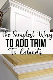Use the best stainable wood filler if you're going to be staining or painting down the road. The Easiest Way To Install Crown Molding On Cabinets