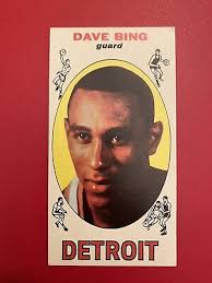 1969-70 Topps 55 Dave Bing Pistons RC Rookie Ex Nice!