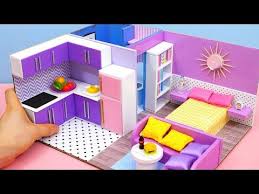 diy miniature cardboard house #24