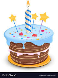 Happy Birthday Cake Vector Image On Vectorstock In 2020 Cake Vector Happy Birthday Cake Images Happy Birthday Cakes