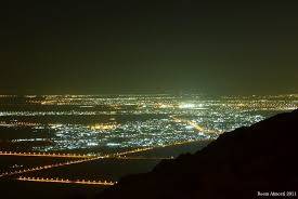 Jabal hafeet is a mountain in the region of tawam, on the border of the united arab emirates and oman, which may be considered an outlier of al hajar mountains in eastern arabia. A View Of Al Ain City From Jebel Hafeet Uae Ù…Ø¯ÙŠÙ†Ø© Ø§Ù„Ø¹ÙŠÙ† Ù…Ù† Ø¬Ø¨Ù„ Ø­ÙÙŠØª Mapio Net