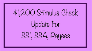 1 200 Stimulus Check For Ssi Ssa Ssdi Payee Payment Date Announced Monday May 11th Update Youtube