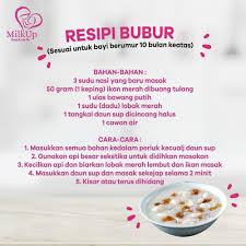 Patyskitchen white raddish chicken soup sup ayam lobak putih. Resipi Bubur Sesuai Untuk Bayi 10 Brunei Milkupcandy Facebook