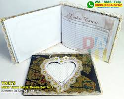 Kata kata ucapan syukur menempati rumah baru contoh ucapan tasyakuran pernikahan nasi box adapun kata kata. Buku Tamu Batik Renda Set Isi 2 Souvenir Pernikahan