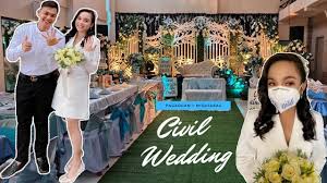 Being in the wedding industry i see a lot of couples getting married, i get to see the good, the bad here in the philippines it is not unusual to find a resident photographer hunter or hunters in every church. Intimate Civil Wedding Amidst The Pandemic Pagaduan Miquiabas 06 28 2020 Youtube