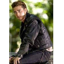 Shia Labeouf Indiana Jones 4 Mutt Williams Leather Jacket Leather Jacket Men Celebrity Jackets High Quality Leather Jacket
