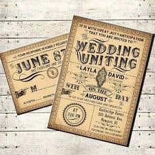 Printable Steampunk Wedding Invitation Steampunk Wedding Invitation Victorian Steampunk Wedding Steampunk Wedding