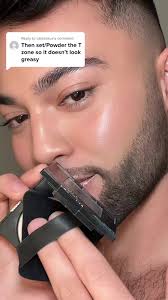 Replying to @calebraux lets powder & set the t-zone as requested so im not  “greasy” 😂🫶🏼 I think a bit more shine looks more natural so I usually  wont use a ton of powder #beautytok #powderpuff ...