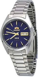 orient fab00006d men s 3 star stainless steel blue dial day date automatic watch review