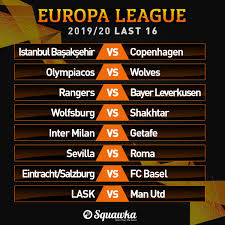 Pairings for the europa league round of 16 after the draw on friday in nyon, switzerland: Europa League Man United Play Lask As Inter Face Getafe In Last 16 Prime News Ghana