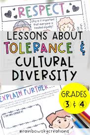 Tolerance Diversity Activities International Day For Tolerance Sel Tolerance Activities Learning Science Student Encouragement