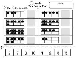 Apple Ten Frame Worksheet Not Mine Ten Frame Math Stations Kindergarten Free Math