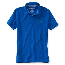 Aeropostale Mens A87 Uniform Rugby Polo Shirt