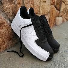 Custom Black Nike Air Forces Air F1 Nike Air Shoes Nike Shoes Air Force Hype Shoes