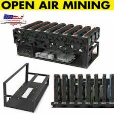 Slide out is a little gimicky and requires attention to detail during the build to run wiring correctly to utilise the feature, would be good if it had dedicated allocation for the ssd. 8 Gpu Mining Rig Open Air Frame Miner Case For Crypto Coin Eth Btc Ethereum Usa Ebay