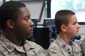 C_Lt Col Lucas Morrow welcoming his students