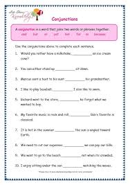 Conjunctions Worksheets For Grade 6 Conjunctions Worksheet English Grammar Worksheets Grammar Worksheets