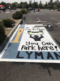 senior parking spot creative way to customize your parking spot parking spot painting parking lot painting senior pranks senior parking spot creative way to
