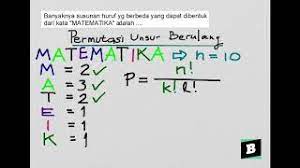 Sedangkan alam tersenyum sumringah, dengan kondisi yang begini. Banyaknya Susunan Huruf Yg Berbeda Yang Dapat Dibentuk Dari Kata Matematika Adalah Youtube