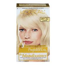 Both flattering and forgiving, ash blonde hair dye is ideal for reducing warmth and can help you to achieve a light, medium, or dark ash blonde color result. Save On L Oreal Preference Les Blondissmes Hair Color Extra Light Ash Blonde Lb01 Order Online Delivery Giant